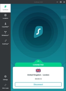 Surfshark соединение