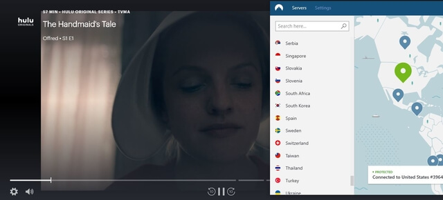 хулу с nordvpn